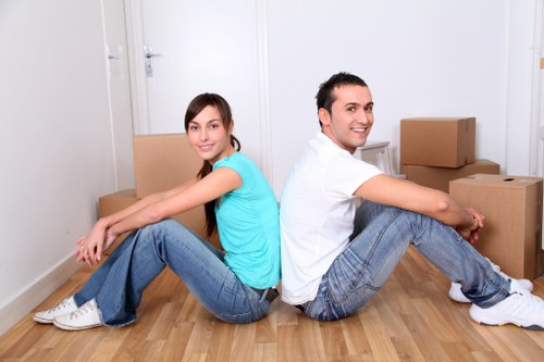Packed household items ready for a small removals job in Gipsyhill