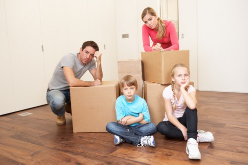 Commercial movers transporting office assets during a Gipsyhill relocation