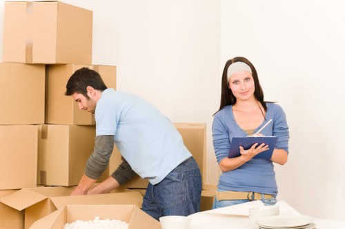 Careful packing and labelled boxes for a Gipsyhill relocation